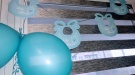 Zdjęcie osoby, która kupiła Girlanda na baby shower ŚLINIAK dekoracja niebieska 2,75m
