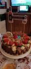 Zdjcie osoby, ktra kupia Personalizowany topper na tort dla faceta JACK whisky