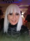 Zdj�cie osoby, kt�ra kupi�a Peruka bia�a GLAM z grzywk�