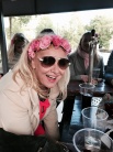 Zdjcie osoby, ktra kupia Opaska z kwiatw BOHO rowa