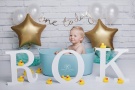 Zdjcie osoby, ktra kupia Balon foliowy GWIAZDA SATYNOWA stal zota 48cm