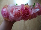 Zdjęcie osoby, która kupiła Opaska z kwiatów BOHO różowa