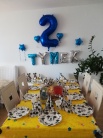 Zdjcie osoby, ktra kupia Balon foliowy CYFRA 2 niebieski 100cm