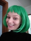 Zdjęcie osoby, która kupiła Peruka zielona BABE z grzywką