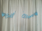 Zdjcie osoby, ktra kupia Girlanda na Baby Shower CHOPIEC niebieska