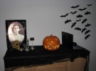 Zdjcie osoby, ktra kupia Zasona czarna DEKORACJA HALLOWEENOWA