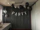 Zdjcie osoby, ktra kupia Balony PARTY napis srebrny