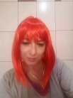 Zdj�cie osoby, kt�ra kupi�a Peruka czerwona GLAM z grzywk�