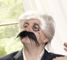 Zdjęcie osoby, która kupiła Sztuczne wąsy DETEKTYWA czarne