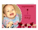 Zdjcie osoby, ktra kupia Zaproszenia personalizowane BIEDRONKI zaproszenia personalizowane