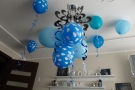 Zdjęcie osoby, która kupiła Niebieskie balony na baby shower BUCIKI (6szt.) 