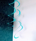 Zdj�cie osoby, kt�ra kupi�a Dekoracje wisz�ce SWIRL niebieskie (12szt.)