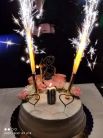 Zdjęcie osoby, która kupiła Świeczka urodzinowa 18 URODZINY brokatowa świeczka na tort