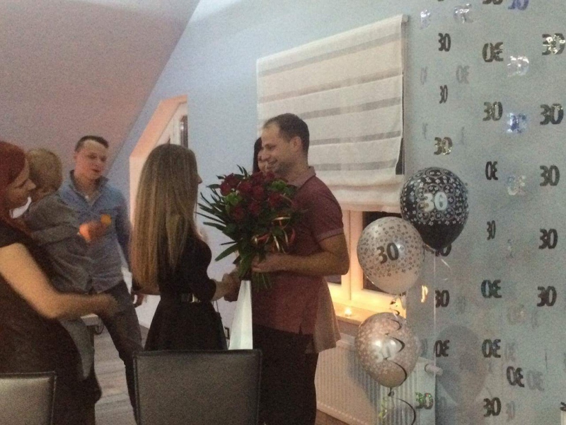 Balony 30 Urodziny Glitz Mix6szt Balony Sklep Partyboxpl